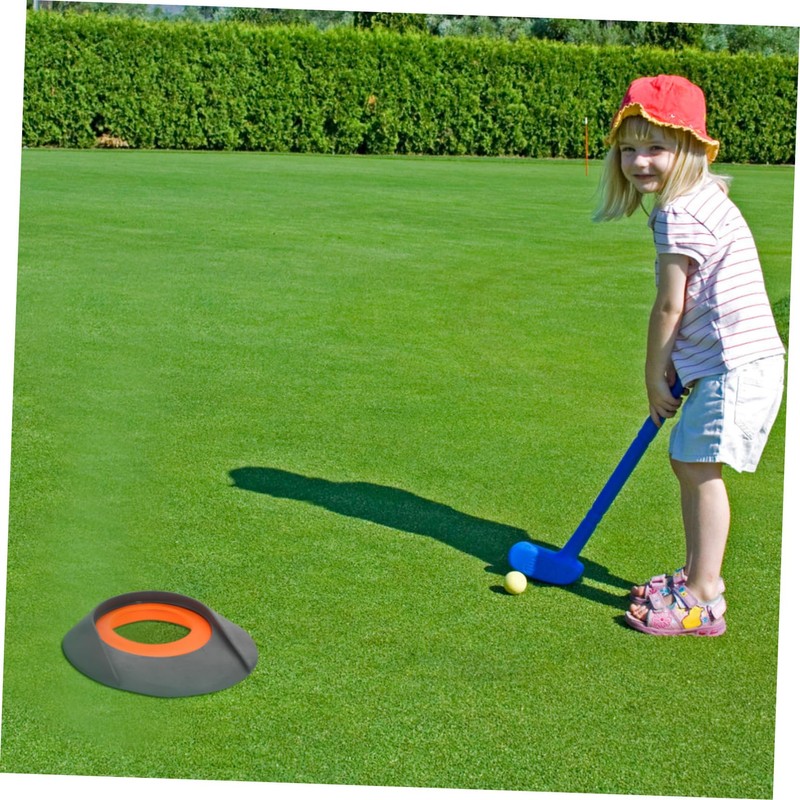 Abaodam Golf Putting Hole Cup for Practice Portable Grey Training
