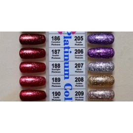 DND DC Platinum Soak Off Gel Polish 206 Lavender 0.6oz