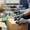 DEX FIT Nitrile Work Gloves FN330, 3D-Comfort Stretchy Fit, Firm