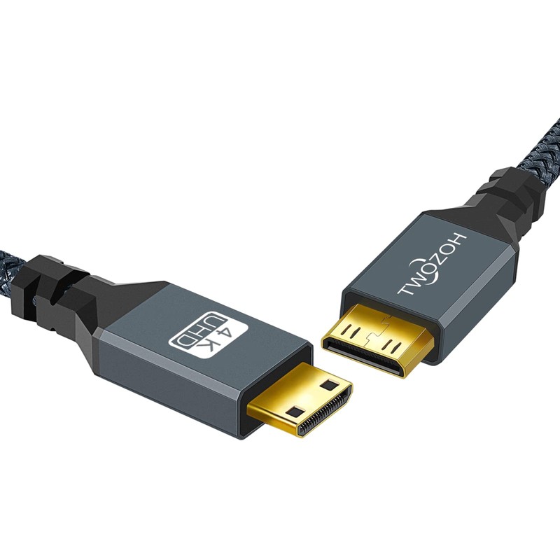 Twozoh Mini HDMI to Mini HDMI Cable 0.3M (HDMI Type