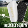 2 Pairs Soccer Shin Guards for Kids Youth Adults, Shin