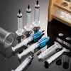 TrelaCo 50 Pack Syringe Without Needle Plastic Syringes with Cap