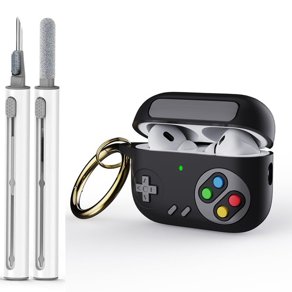 JIEYOUTA Funda Protector para AirPods 4. Diseño de Consola de