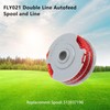 GJNMYSD Strimmer Spool,4Pcs Spool Line For Flymo Contour 500 Power