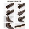 Kalkehay 3" W x 16Ft L Brown Line Set Cover
