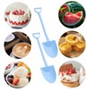 Spade Spoon, Scoop Shaped Creative Shovel, Durable Plastic Dessert Spoons,