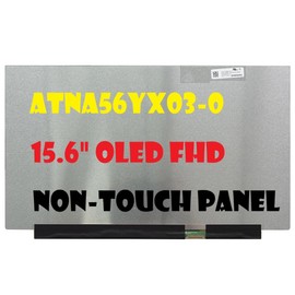 New KrystalPix LCD Display FITS- Replacement LCD for ATNA56YX03-0 15.6" OLED IPS Display Panel LCD Screen FHD ATNA56YX03 30pin DSH Non-Touch Screen