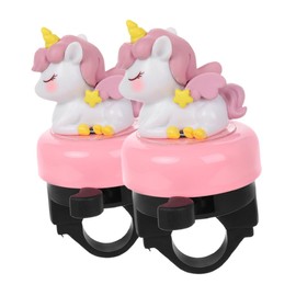 Totority 2Pcs Cute Cartoon Bike Horn for Loud Bike Bell Accessories for Boys Durable Bicycle Bells for Tricycles Scooters