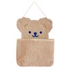 Wall Hanging Storage Bag Cute Bear Shape Large Capacity Wall