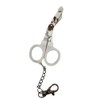 Novelty Nurse Mini Utility Scissors with Clip and Chain -