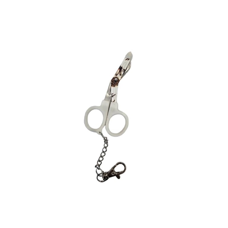 Novelty Nurse Mini Utility Scissors with Clip and Chain -