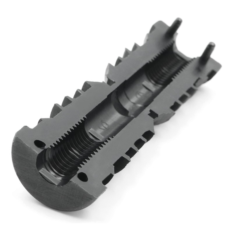 Design61 8 x threaded plugs, adjustment plugs for round pipes