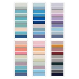 1200Pcs Sticky Notes - Index Stickers, Sticky Page, Markers Page, Book Markers, Clear Morandi Page Markers, Writable and Repositionable File Flags, Office Supplies for Books Page Bookmarks