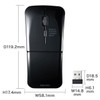 Sanwa Supply Silent Wireless IR LED Mouse MA-WIR117BKN Black