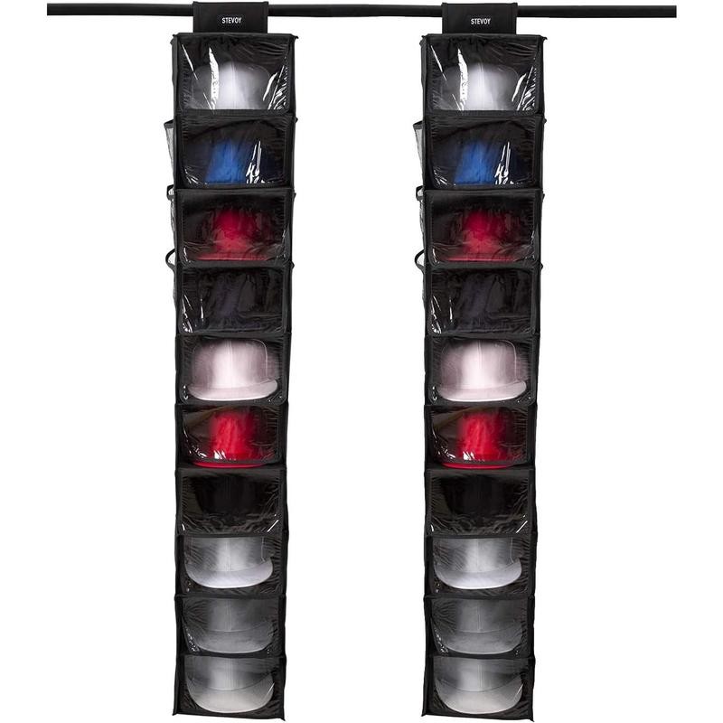 Hat Organizer for Baseball Caps, Hat Rack with Dust Shield