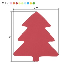PATIKIL Tree Cutouts, 72 Pack Paper Trees, Colorful Tree Cutout for Classroom Decoration DIY Craft Project, Assorted Color