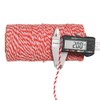 Red and White Twine String,Christmas Twine,656 Feet Cotton Bakers Twine,Packing