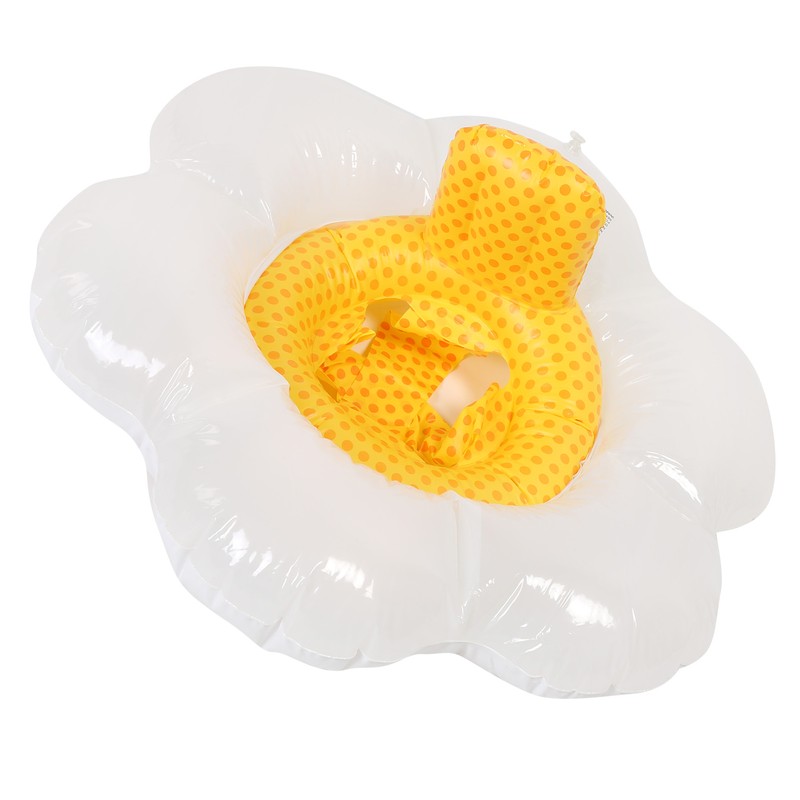 Children Inflatable Swimming Ring with Safety Seat Flower Shape Pool