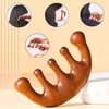 2 Pack Wooden Head Massager Scalp, Wooden Comb, Scalp Massager