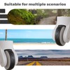 Heiluxe 8Pcs Silicone Luggage Cover Protector, Suitcase Wheel Covers, Silent
