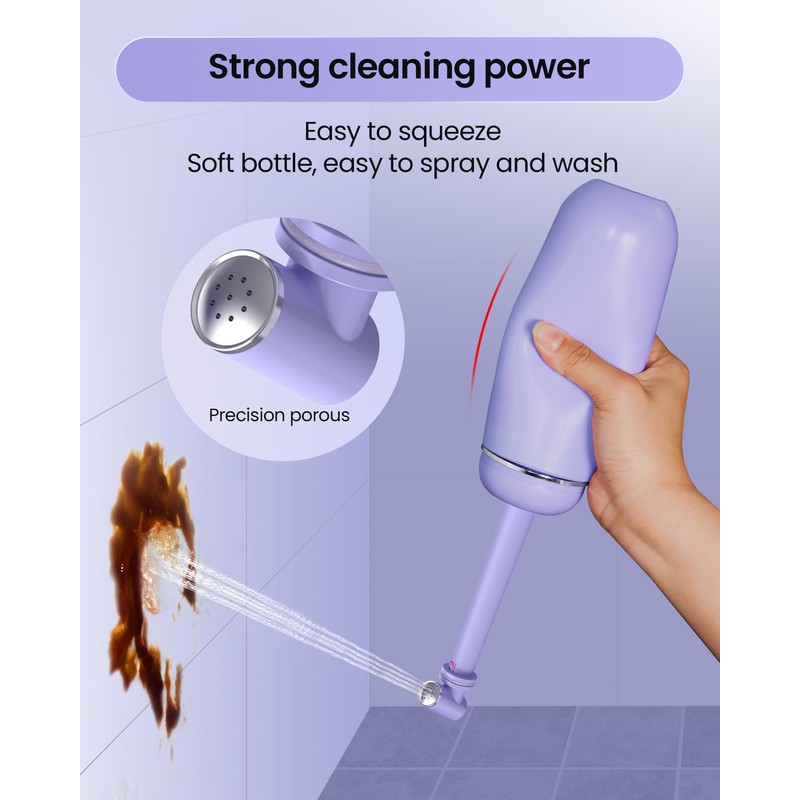 Portable Travel Bidet for Women & Men, Camping Manual Squeeze