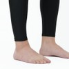 Gunze RIZAP Men's Compression Leggings, Hip Lifting, 10/4 Length, Black