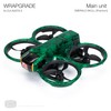 WRAPGRADE Skin Sticker for DJI AVATA 2 (Emerald Skull)