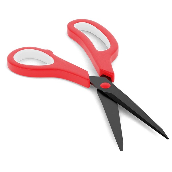 Kintex Taping Scissors 8.5" Non Stick Extra Sharp and Rustproof Taping Scissors with Ergonomic Handle Multifunctional Scissors