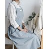 Spdycess soft cotton kitchen cooking apron with cross back: for