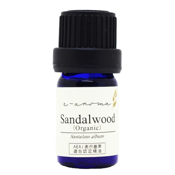 Sandalwood (Organic) &lt; 10ml &gt; Essential Oils/Aroma Oil