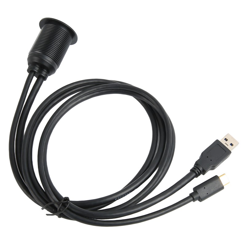 Type C 3.1 to USB 3.0 Flush Mount Cable with