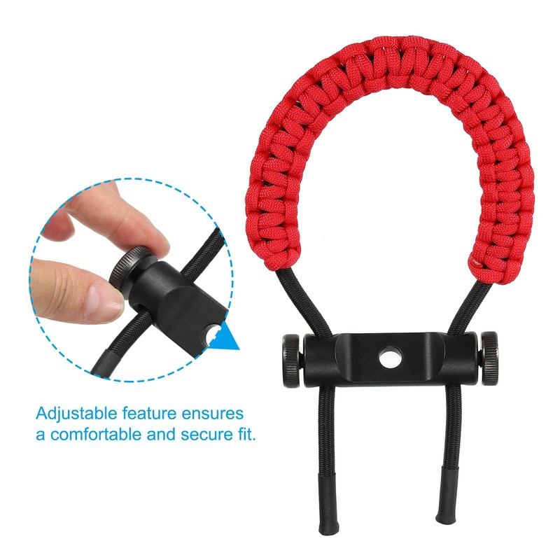 PATIKIL Archery Bow Wrist Sling, Adjustable Compound Braided Wrist Strap
