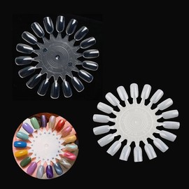 H Plus Mall Nail Art 18-Color Round Color Chart Color Wheel (2 Types) / 네일아트 18색 원형 컬러 챠트 컬러휠 2종