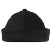 Docker Black Wool Felt Hat for Men and Women Winter