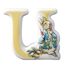 Beatrix Potter Alphabet, Letter U - Peter Rabbit