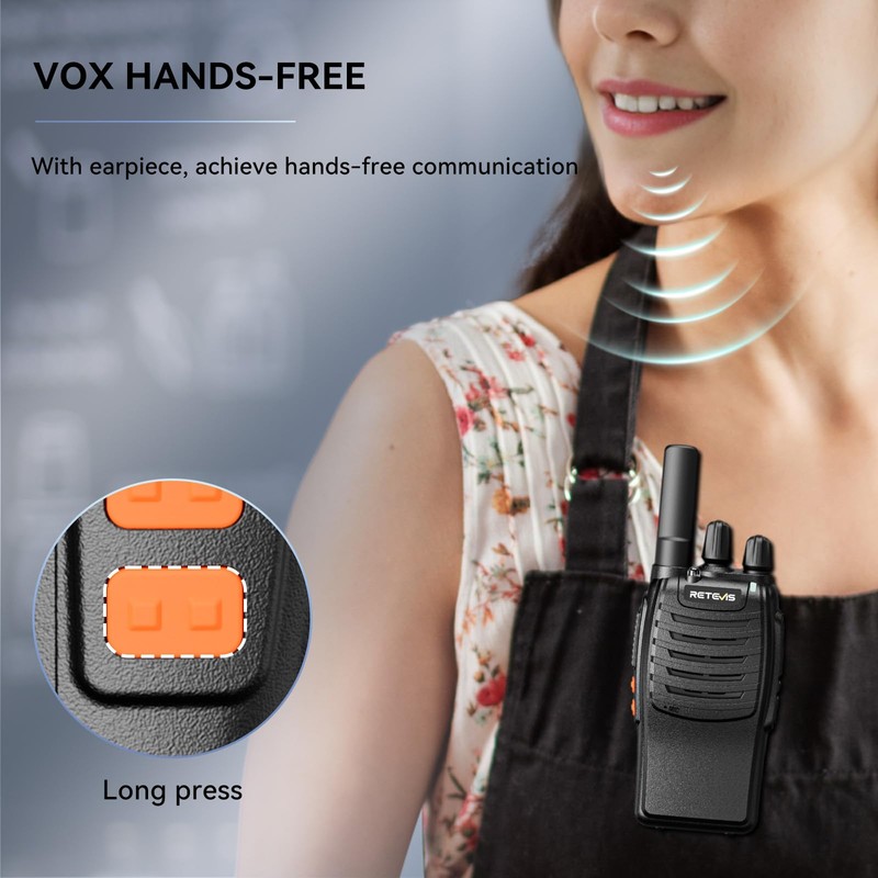 Retevis H-777 2 Way Radios, Walkie Talkies for Adults, Rechargeable