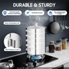 XUANIIIL 5 Tier Steamer 11 Inch Stainless Steel Steam Cooker