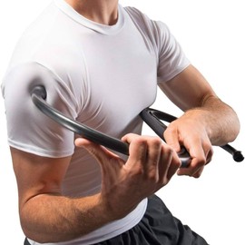The Pressure Positive Company's The Original Backnobber II Trigger Point Therapy Self Massage Tool S-shape for Neck, Shoulder, Low Back Myofascial Rel