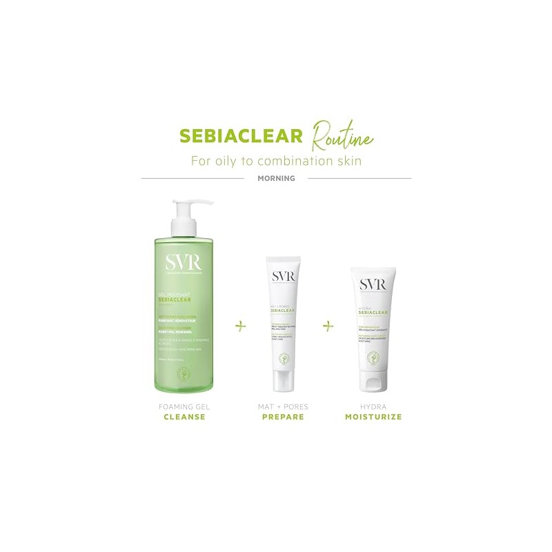 SVR Sebiaclear Hydra Crema Hidratante Reparadora para Piel con Tendencia