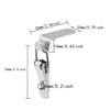 ITROLLE 4PCS 90 Degree Tool Box Hood Locks Latches Stainless