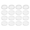sourcing map 20Pcs 50mm/2in Air Vents Circular Soffit Vents, White