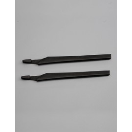 Handwith 2 Pairs Soft Silicone Sunglass Ear Socks for Oakley Crosslink Sweep OX8031, Anti-Slip Comfort Fit Glasses Arm Grips Spare Parts Replacement Kit Black