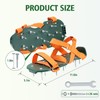 Lawn Aerator Shoes for Grass, Lawn Aeration Shoes with Adjustable