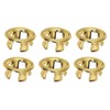 6 Pack Sink Overflow Ring, Bathroom Kitchen Sink Basin Trim,