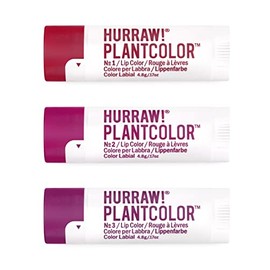 HURRAW Paquete De Colores De Labios Plantcolor N. 1, N. 2 Y N. 3                                                                                      