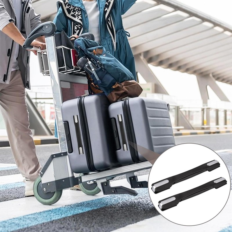 Begpoee 2 x Replacement Luggage Handles, Suitcase Handle, Replacement Handles