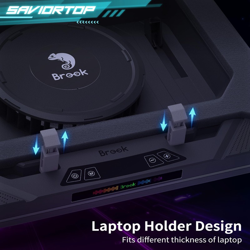 Brook Saviortop Gaming Laptop Cooling Pad – High-Speed 3500 RPM