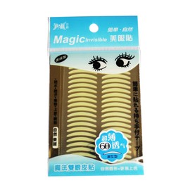 MAGIC Invisible"girl size" (S) - Augenlidliftig ohne OP [2x60Paar - 240 Stück] - Augenlidklebeband, Schlupflider Stripes im Doppelpack