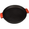 SuperStone / 13" Deep-Dish Non-Stick Pizza Stone with Easy-Grip Silicone