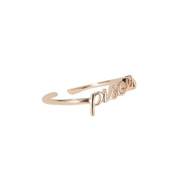 Gold Star Sign Ring - Pisces (19th February - 20th March) - Zodiac Constellation Horoscope Celestial Astrology Jewellery - Women Men Gift